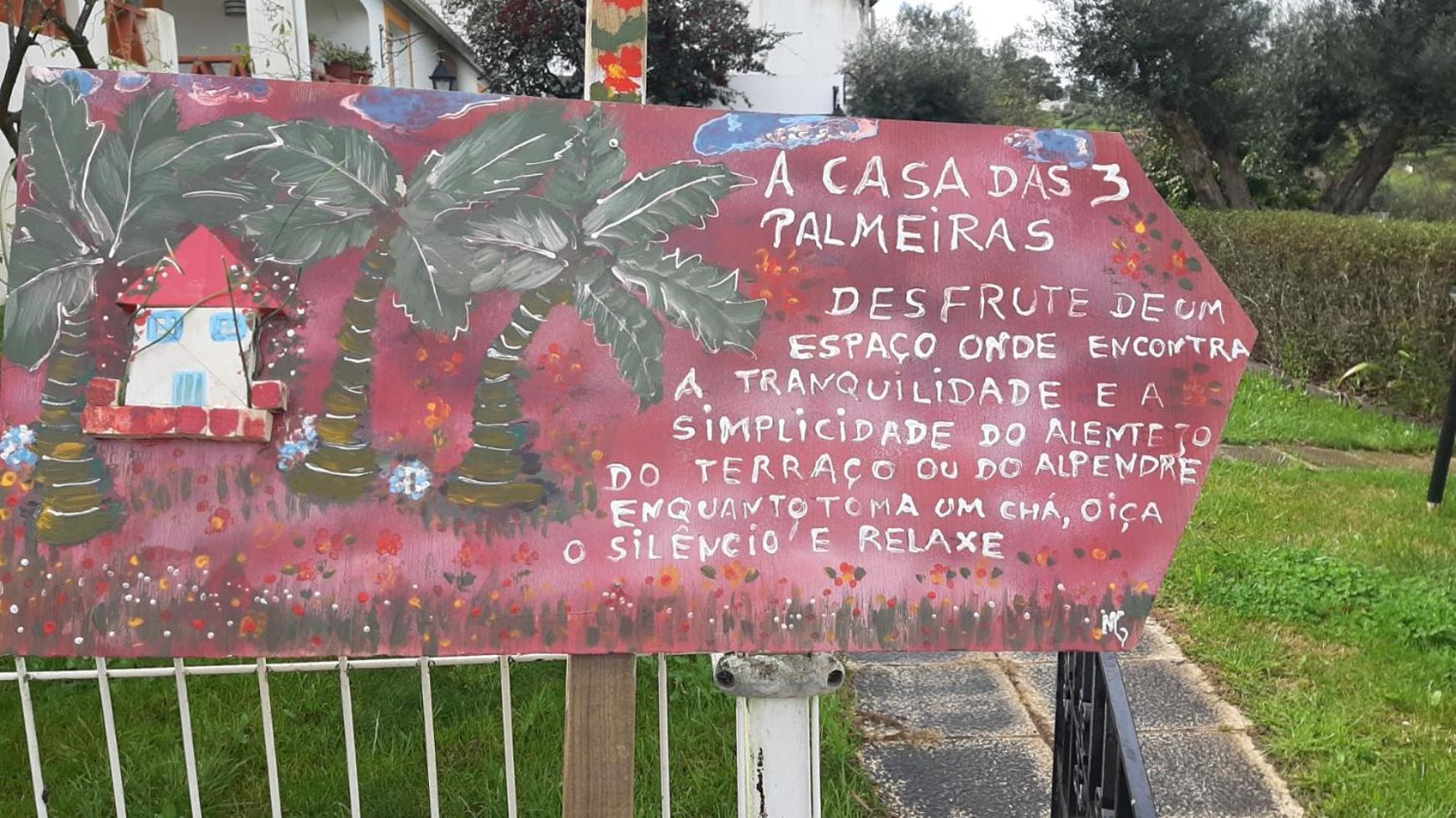 Casa Das 3 Palmeiras Arraiolos Esterno foto
